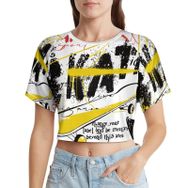 AILLOSA Racerback Tank Top Yuvarlak Yaka Kısa Kol TH-299 Kadın T-shirt