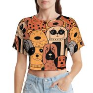 AILLOSA Racerback Tank Top Yuvarlak Yaka Kısa Kol TH-307 Kadın T-shirt