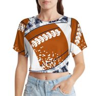 AILLOSA Racerback Tank Top Yuvarlak Yaka Kısa Kol TH-322 Kadın T-shirt