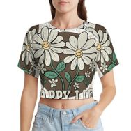 AILLOSA Racerback Tank Top Yuvarlak Yaka Kısa Kol TH-328 Kadın T-shirt
