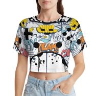 AILLOSA Racerback Tank Top Yuvarlak Yaka Kısa Kol TH-359 Kadın T-shirt