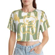 AILLOSA Racerback Tank Top Yuvarlak Yaka Kısa Kol TH-361 Kadın T-shirt