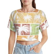 AILLOSA Racerback Tank Top Yuvarlak Yaka Kısa Kol TH-372 Kadın T-shirt