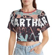 AILLOSA Racerback Tank Top Yuvarlak Yaka Kısa Kol TH-379 Kadın T-shirt