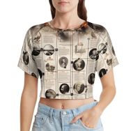 AILLOSA Racerback Tank Top Yuvarlak Yaka Kısa Kol YH-1 Kadın T-shirt