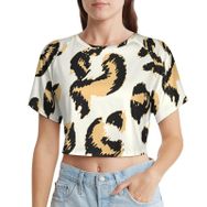 AILLOSA Racerback Tank Top Yuvarlak Yaka Kısa Kol YH-108 Kadın T-shirt