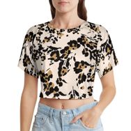 AILLOSA Racerback Tank Top Yuvarlak Yaka Kısa Kol YH-116 Kadın T-shirt