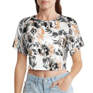 AILLOSA Racerback Tank Top Yuvarlak Yaka Kısa Kol YH-140 Kadın T-shirt
