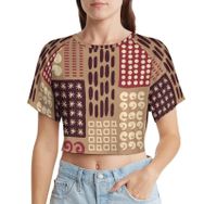 AILLOSA Racerback Tank Top Yuvarlak Yaka Kısa Kol YH-155 Kadın T-shirt