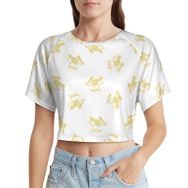 AILLOSA Racerback Tank Top Yuvarlak Yaka Kısa Kol YH-204 Kadın T-shirt