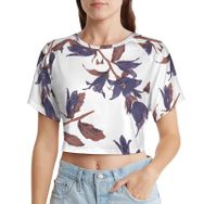 AILLOSA Racerback Tank Top Yuvarlak Yaka Kısa Kol YH-249 Kadın T-shirt