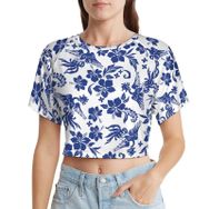 AILLOSA Racerback Tank Top Yuvarlak Yaka Kısa Kol YH-25 Kadın T-shirt