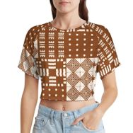 AILLOSA Racerback Tank Top Yuvarlak Yaka Kısa Kol YH-252 Kadın T-shirt