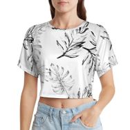 AILLOSA Racerback Tank Top Yuvarlak Yaka Kısa Kol YH-257 Kadın T-shirt