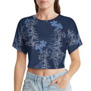 AILLOSA Racerback Tank Top Yuvarlak Yaka Kısa Kol YH-275 Kadın T-shirt