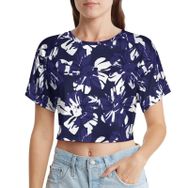 AILLOSA Racerback Tank Top Yuvarlak Yaka Kısa Kol YH-30 Kadın T-shirt