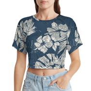 AILLOSA Racerback Tank Top Yuvarlak Yaka Kısa Kol YH-302 Kadın T-shirt