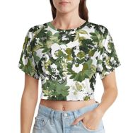 AILLOSA Racerback Tank Top Yuvarlak Yaka Kısa Kol YH-303 Kadın T-shirt