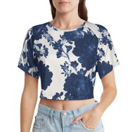 AILLOSA Racerback Tank Top Yuvarlak Yaka Kısa Kol YH-304 Kadın T-shirt