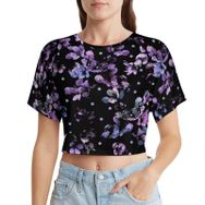 AILLOSA Racerback Tank Top Yuvarlak Yaka Kısa Kol YH-317 Kadın T-shirt