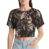 AILLOSA Racerback Tank Top Yuvarlak Yaka Kısa Kol YH-320 Kadın T-shirt