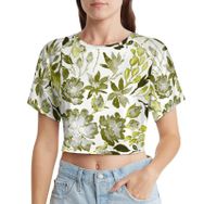 AILLOSA Racerback Tank Top Yuvarlak Yaka Kısa Kol YH-322 Kadın T-shirt