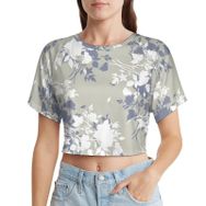 AILLOSA Racerback Tank Top Yuvarlak Yaka Kısa Kol YH-326 Kadın T-shirt