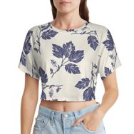 AILLOSA Racerback Tank Top Yuvarlak Yaka Kısa Kol YH-33 Kadın T-shirt