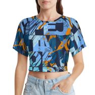 AILLOSA Racerback Tank Top Yuvarlak Yaka Kısa Kol YH-347 Kadın T-shirt