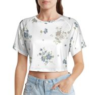 AILLOSA Racerback Tank Top Yuvarlak Yaka Kısa Kol YH-348 Kadın T-shirt