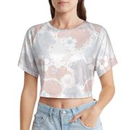 AILLOSA Racerback Tank Top Yuvarlak Yaka Kısa Kol YH-372 Kadın T-shirt