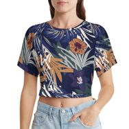 AILLOSA Racerback Tank Top Yuvarlak Yaka Kısa Kol YH-377 Kadın T-shirt