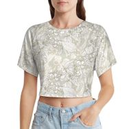 AILLOSA Racerback Tank Top Yuvarlak Yaka Kısa Kol YH-382 Kadın T-shirt