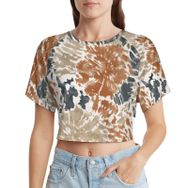 AILLOSA Racerback Tank Top Yuvarlak Yaka Kısa Kol YH-401 Kadın T-shirt