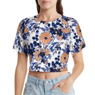 AILLOSA Racerback Tank Top Yuvarlak Yaka Kısa Kol YH-406 Kadın T-shirt