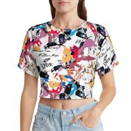 AILLOSA Racerback Tank Top Yuvarlak Yaka Kısa Kol YH-448 Kadın T-shirt