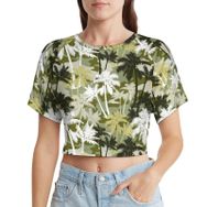 AILLOSA Racerback Tank Top Yuvarlak Yaka Kısa Kol YH-460 Kadın T-shirt