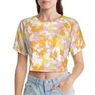 AILLOSA Racerback Tank Top Yuvarlak Yaka Kısa Kol YH-465 Kadın T-shirt