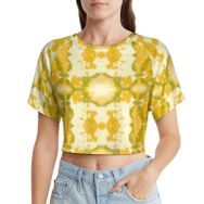 AILLOSA Racerback Tank Top Yuvarlak Yaka Kısa Kol YH-479 Kadın T-shirt