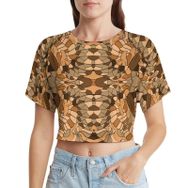 AILLOSA Racerback Tank Top Yuvarlak Yaka Kısa Kol YH-48 Kadın T-shirt