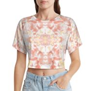 AILLOSA Racerback Tank Top Yuvarlak Yaka Kısa Kol YH-485 Kadın T-shirt