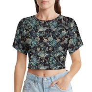 AILLOSA Racerback Tank Top Yuvarlak Yaka Kısa Kol YH-488 Kadın T-shirt
