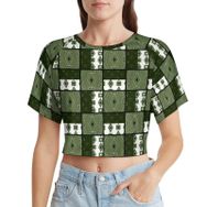 AILLOSA Racerback Tank Top Yuvarlak Yaka Kısa Kol YH-496 Kadın T-shirt