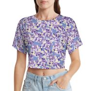 AILLOSA Racerback Tank Top Yuvarlak Yaka Kısa Kol YH-500 Kadın T-shirt