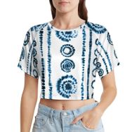 AILLOSA Racerback Tank Top Yuvarlak Yaka Kısa Kol YH-517 Kadın T-shirt