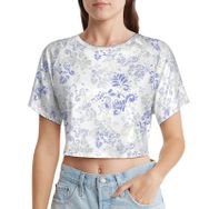AILLOSA Racerback Tank Top Yuvarlak Yaka Kısa Kol YH-54 Kadın T-shirt