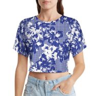 AILLOSA Racerback Tank Top Yuvarlak Yaka Kısa Kol YH-540 Kadın T-shirt
