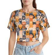 AILLOSA Racerback Tank Top Yuvarlak Yaka Kısa Kol YH-546 Kadın T-shirt