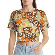 AILLOSA Racerback Tank Top Yuvarlak Yaka Kısa Kol YH-550 Kadın T-shirt