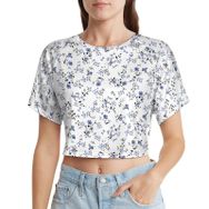 AILLOSA Racerback Tank Top Yuvarlak Yaka Kısa Kol YH-57 Kadın T-shirt